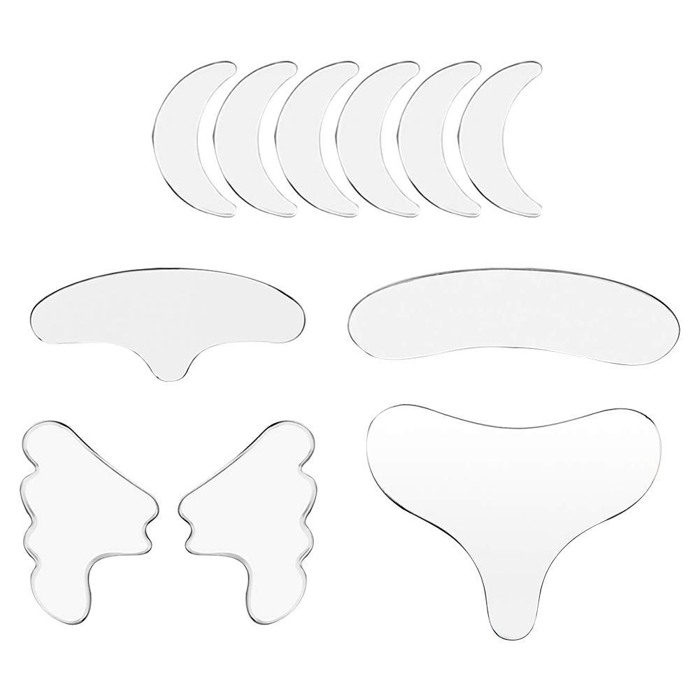 Reusable Silicone Anti-Wrinkle Facial & Neck Patches - 11pcs MERLIÁ