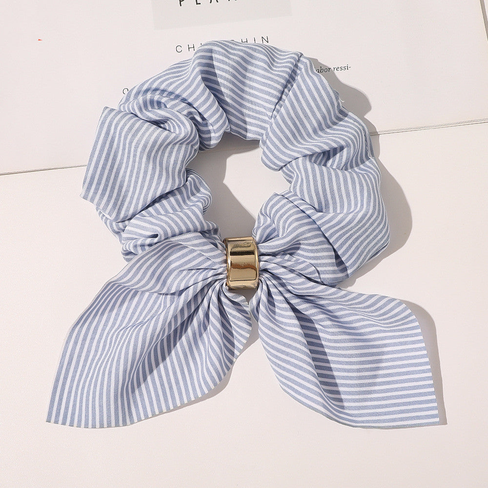 Elegant Chiffon Scrunchie with Metal Buckle MERLIÁ