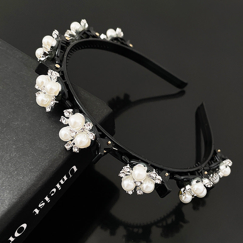 Golden-black headband MERLIÁ