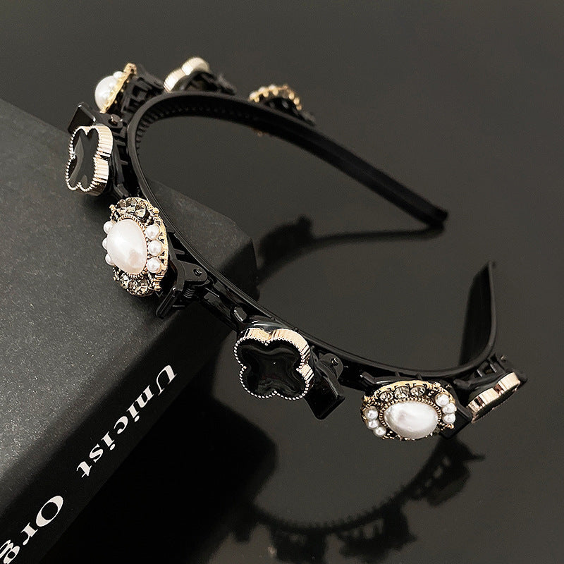 Golden-black headband MERLIÁ