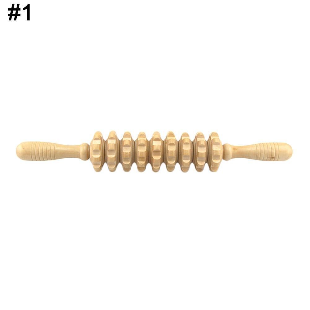 "The Full Body Muscle Massager" - Wooden Roller Massage Stick MERLIÁ