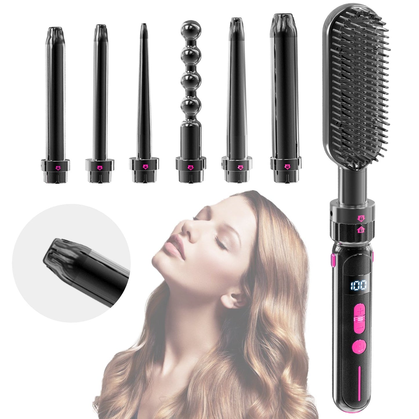 Multiple Purpose Hairstyler for curly and straight Hair MERLIÁ