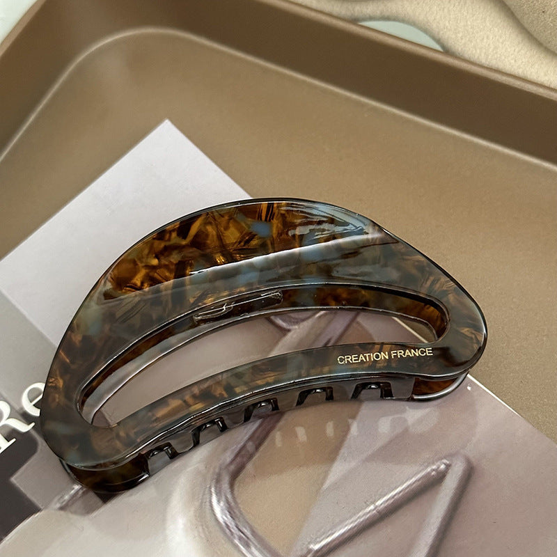 Hollow Crescent Hair Clip – Elegant Updo Barrette MERLIÁ