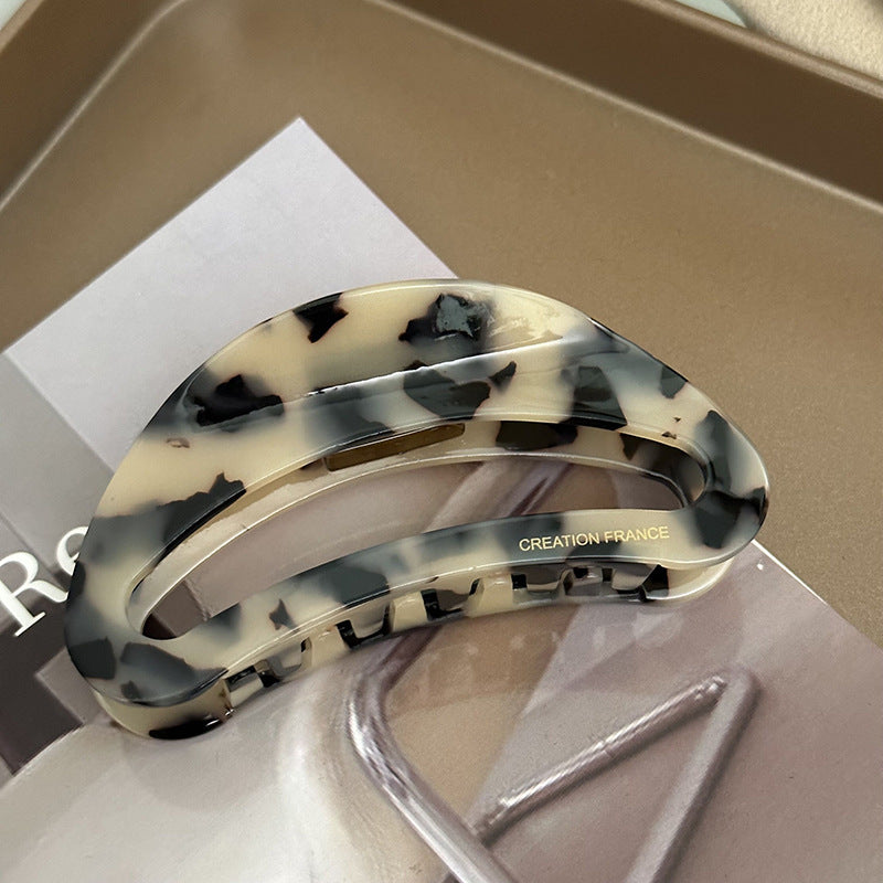 Hollow Crescent Hair Clip – Elegant Updo Barrette MERLIÁ
