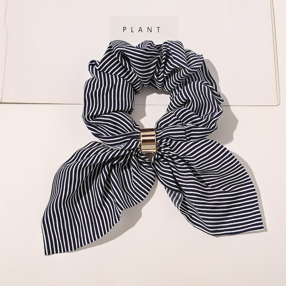 Elegant Chiffon Scrunchie with Metal Buckle MERLIÁ