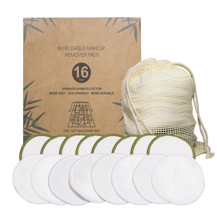 16-Piece Bamboo Fiber Velvet Makeup Remover Pads MERLIÁ