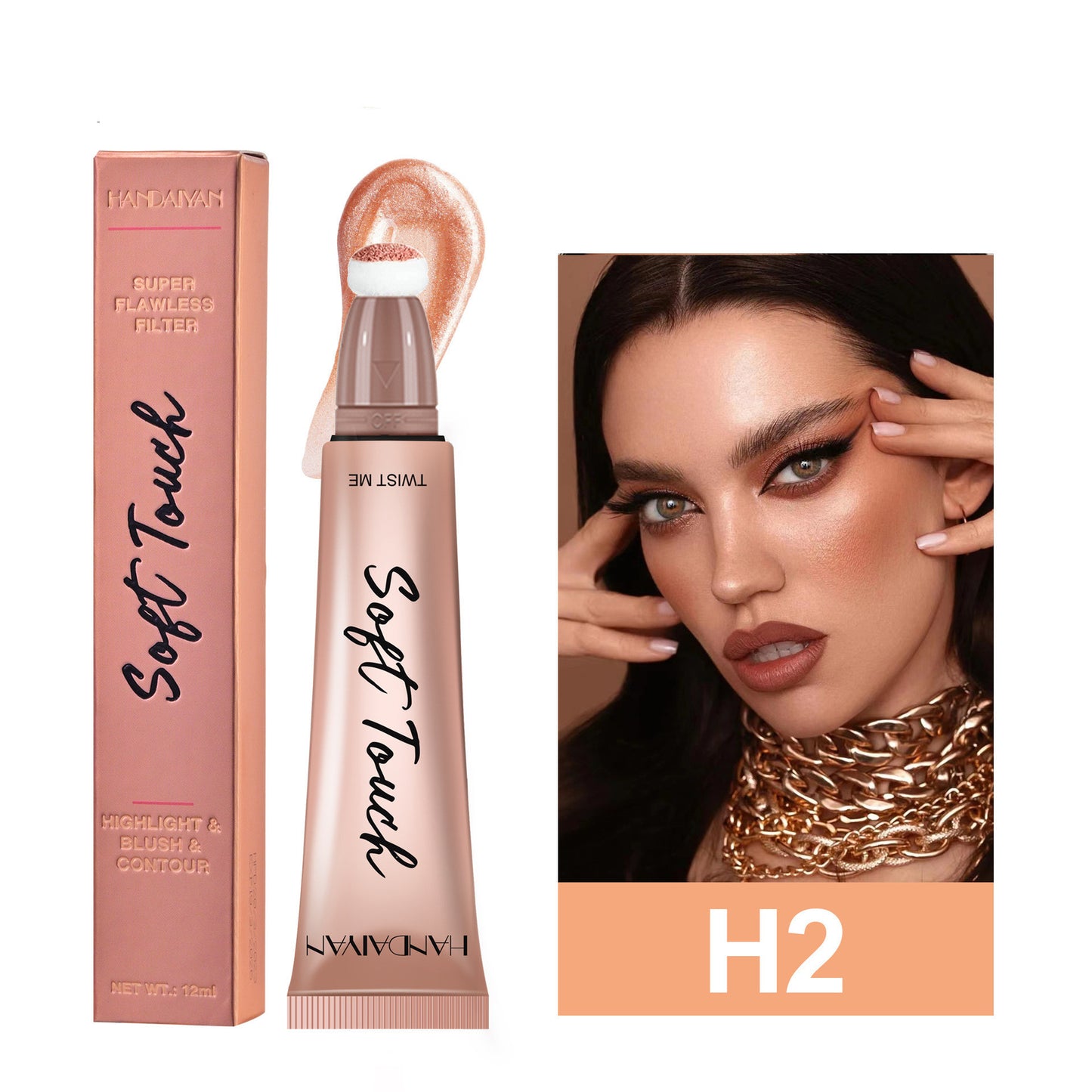 Contour Stick (Highlight / Blush / Nose Shadow) - MERLIÁ