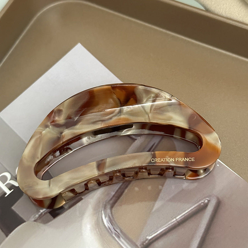 Hollow Crescent Hair Clip – Elegant Updo Barrette MERLIÁ