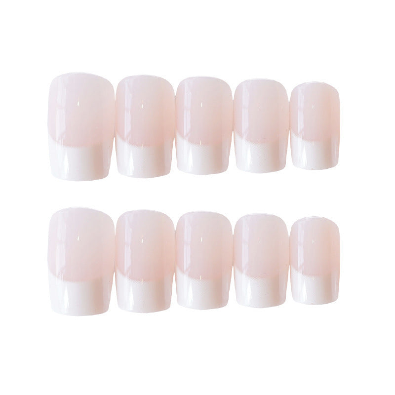 24 Long Fake Nails - French Style MERLIÁ