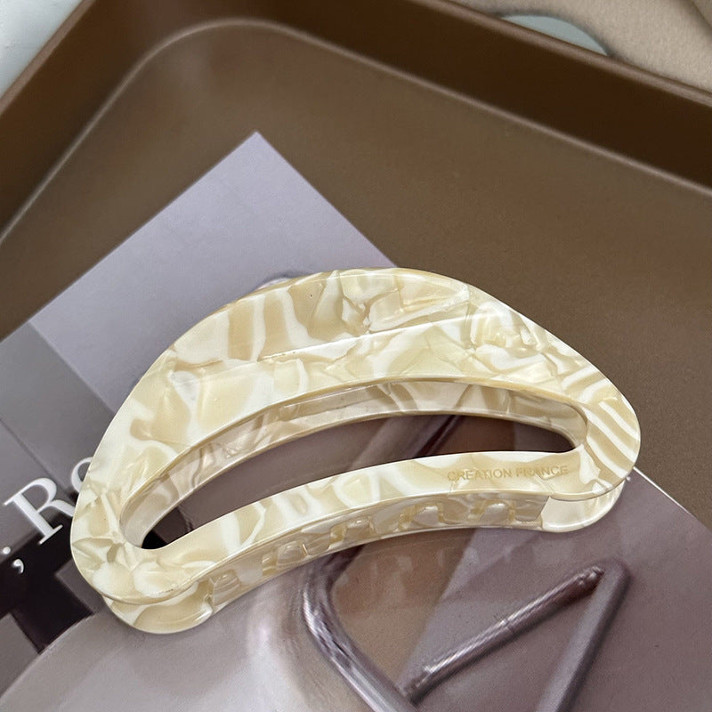 Hollow Crescent Hair Clip – Elegant Updo Barrette MERLIÁ