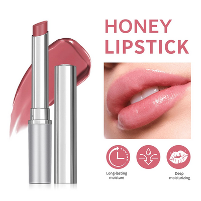 Honey Moisturizing Gloss Lipstick – Nourishing Pink Shine MERLIÁ