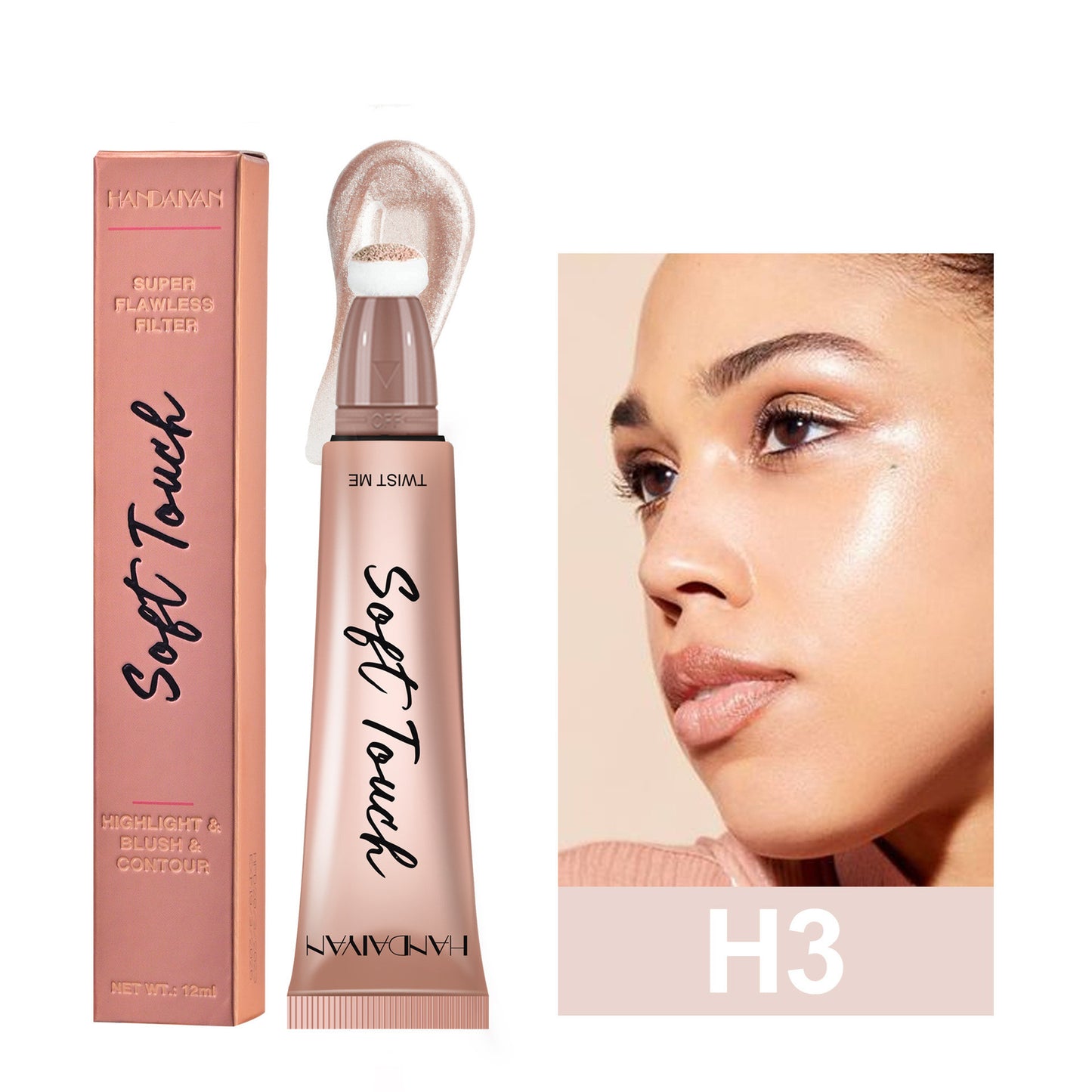 Contour Stick (Highlight / Blush / Nose Shadow) - MERLIÁ