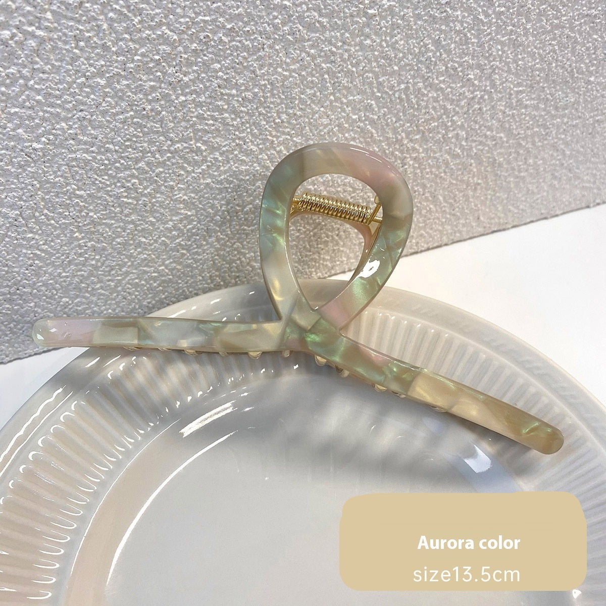 French Retro Acetate Hair Clip – 1pc MERLIÁ