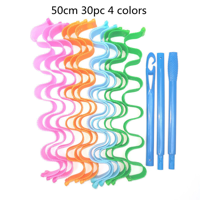 Set of 30 Manuell heatless curlers MERLIÁ