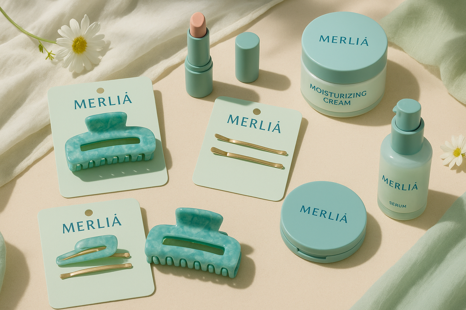 Our Cute Accessories collection features sparkling hair pins, beauty essentials, and skincare products to elevate your everyday routine. Add elegance, glow, and charm to your daily beauty look 🌷