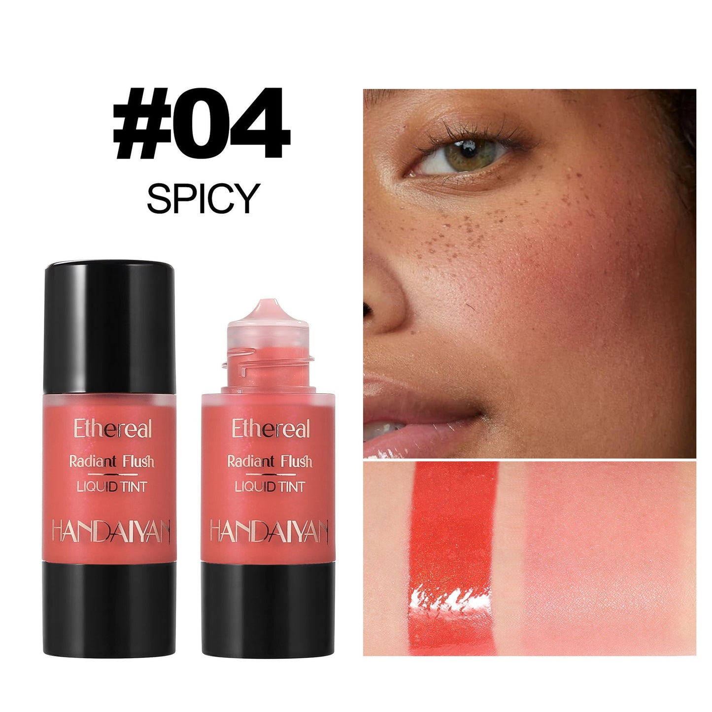 Liquid Blush Press Type 6 Colors Thin And Glittering MERLIÁ