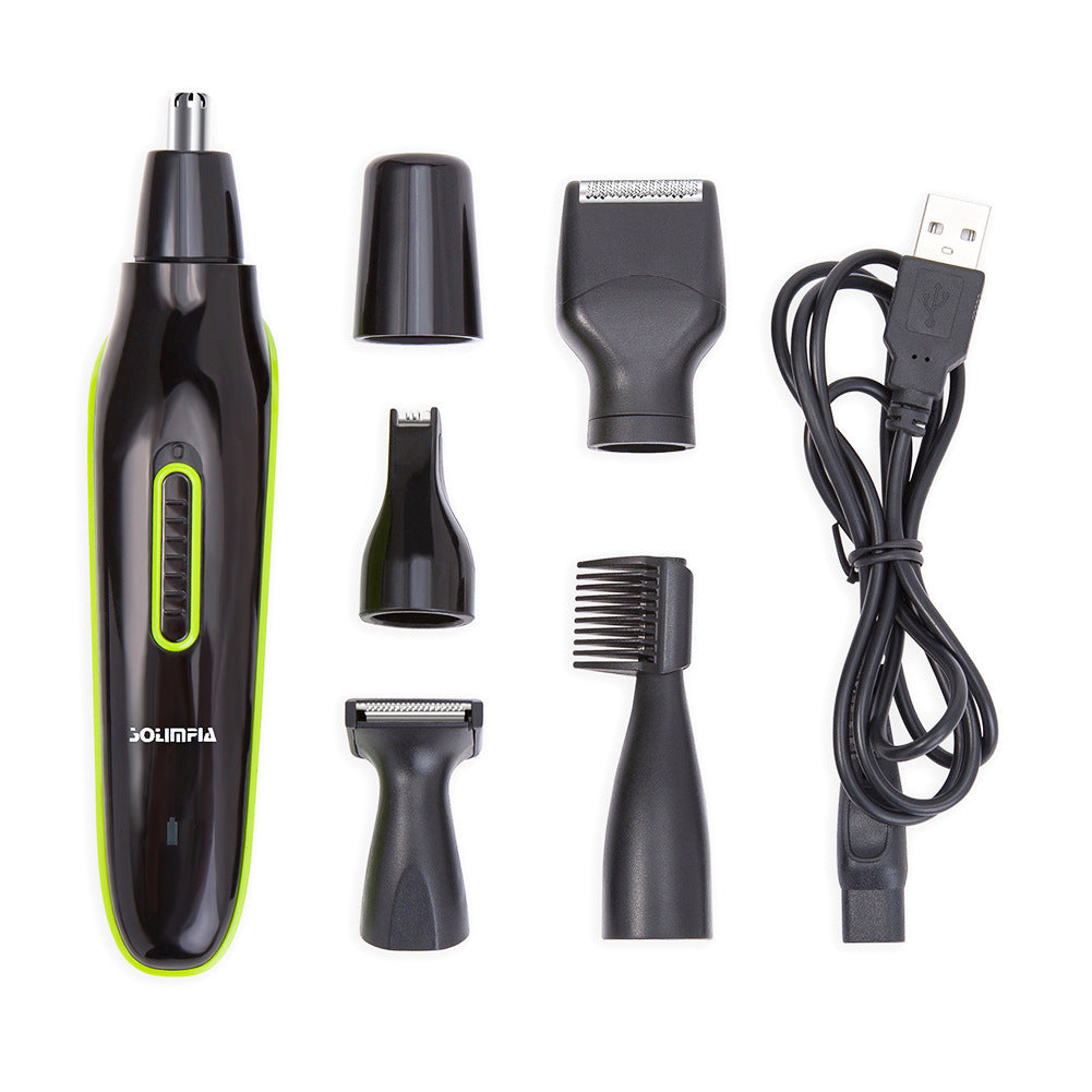 Five-in-One Multifunctional Nose & Facial Hair Trimmer – Precision Grooming Tool MERLIÁ