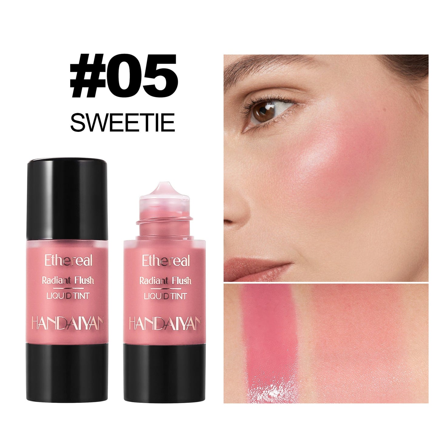 Liquid Blush Press Type 6 Colors Thin And Glittering MERLIÁ