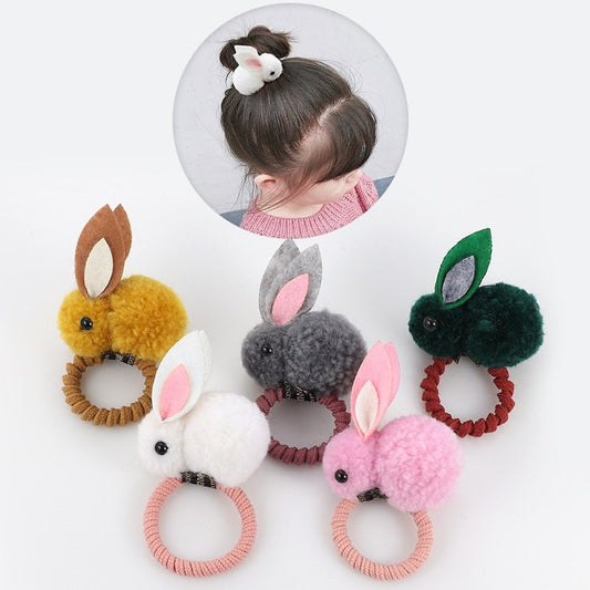 Fluffy Bunny Hair Tie - 6pcs🐇 MERLIÁ
