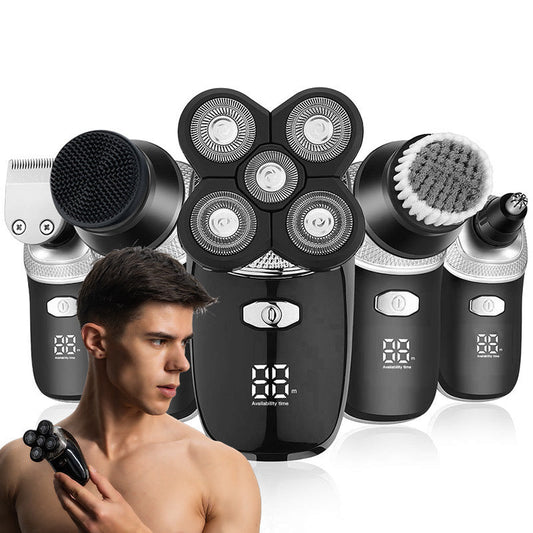 Men's Rechargeable 3D Razor – Multifunctional Shaving & Cleansing MERLIÁ