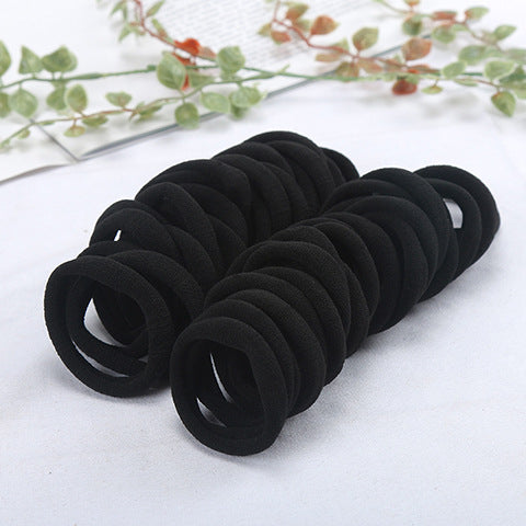 Black High Elasticity Hair tie Set MERLIÁ
