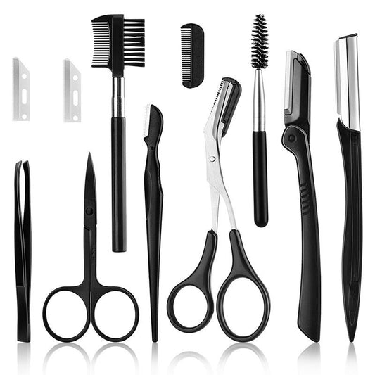 Black Eyebrow Trimming Set - 11 Piece MERLIÁ