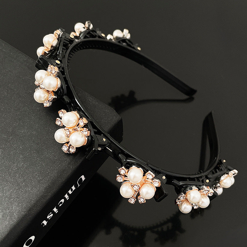 Golden-black headband MERLIÁ