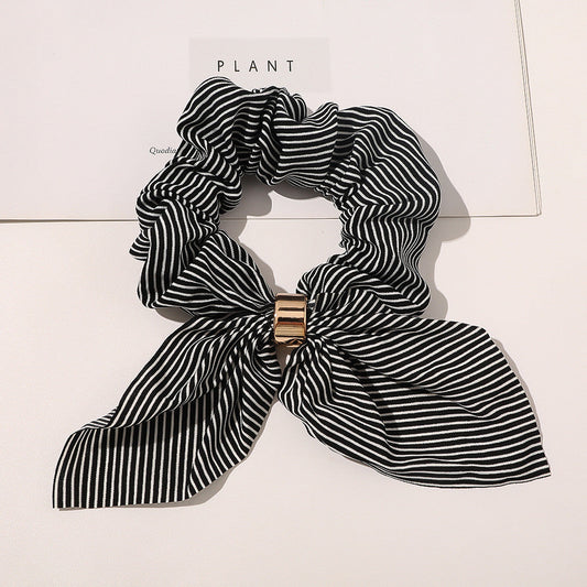 Elegant Chiffon Scrunchie with Metal Buckle MERLIÁ