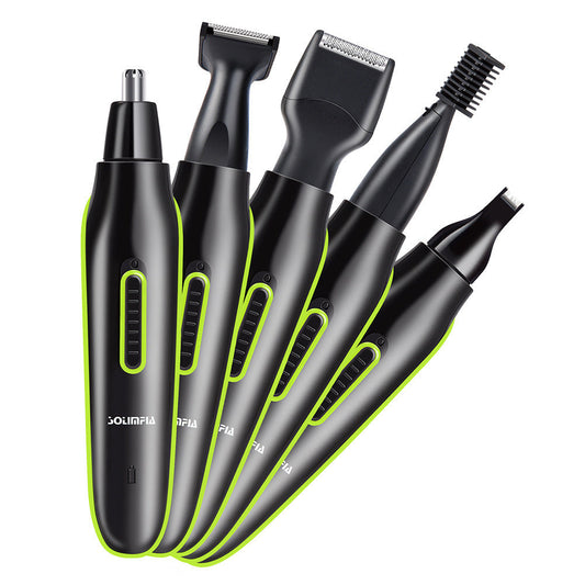 Five-in-One Multifunctional Nose & Facial Hair Trimmer – Precision Grooming Tool MERLIÁ