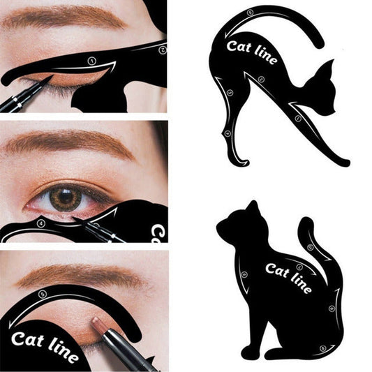 Cat Eye Makeup Stencil – Eyeliner & Eyeshadow Tool MERLIÁ