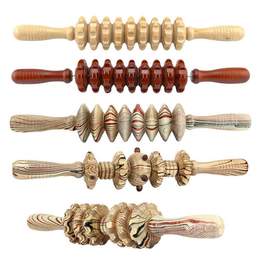 "The Full Body Muscle Massager" - Wooden Roller Massage Stick MERLIÁ