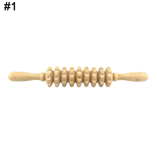 "The Full Body Muscle Massager" - Wooden Roller Massage Stick MERLIÁ