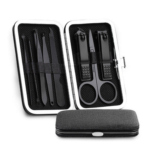 8-Piece Stainless Steel Manicure Tool Set – Durable & Professional Nail Care MERLIÁ