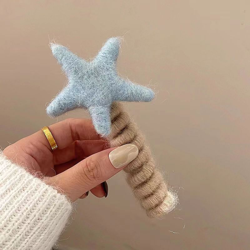 Plush Cute Braided Hair Phone Line Hair Ring Women MERLIÁ