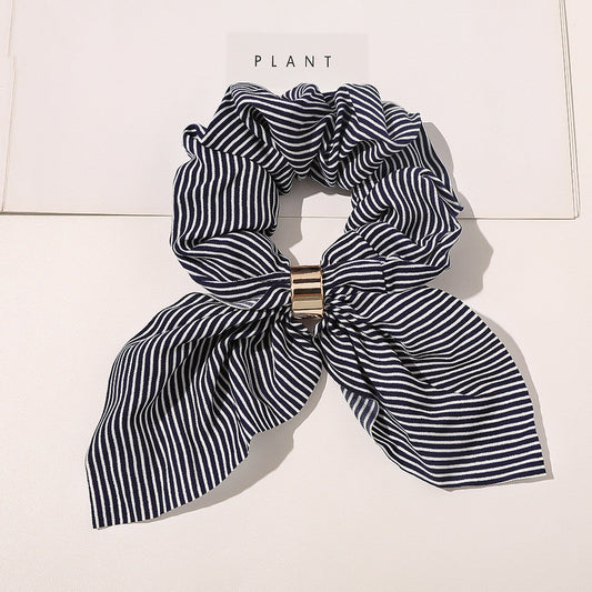 Elegant Chiffon Scrunchie with Metal Buckle MERLIÁ