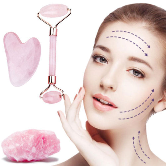 Face Lift & Wrinkle Remover Gua Sha Set – Natural Facial Massage Tool MERLIÁ