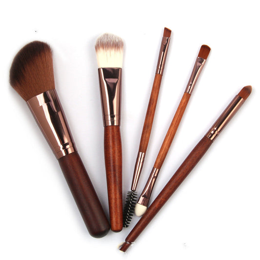 5-Piece Makeup Brush Set - Blush & Eyeshadows MERLIÁ