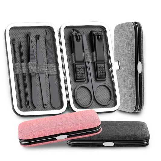 8-Piece Stainless Steel Manicure Tool Set – Durable & Professional Nail Care MERLIÁ