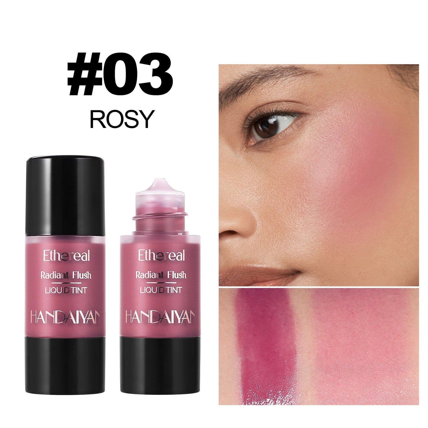 Liquid Blush Press Type 6 Colors Thin And Glittering MERLIÁ