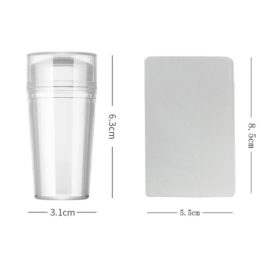 Clear Silicone Nail Art Stamp MERLIÁ