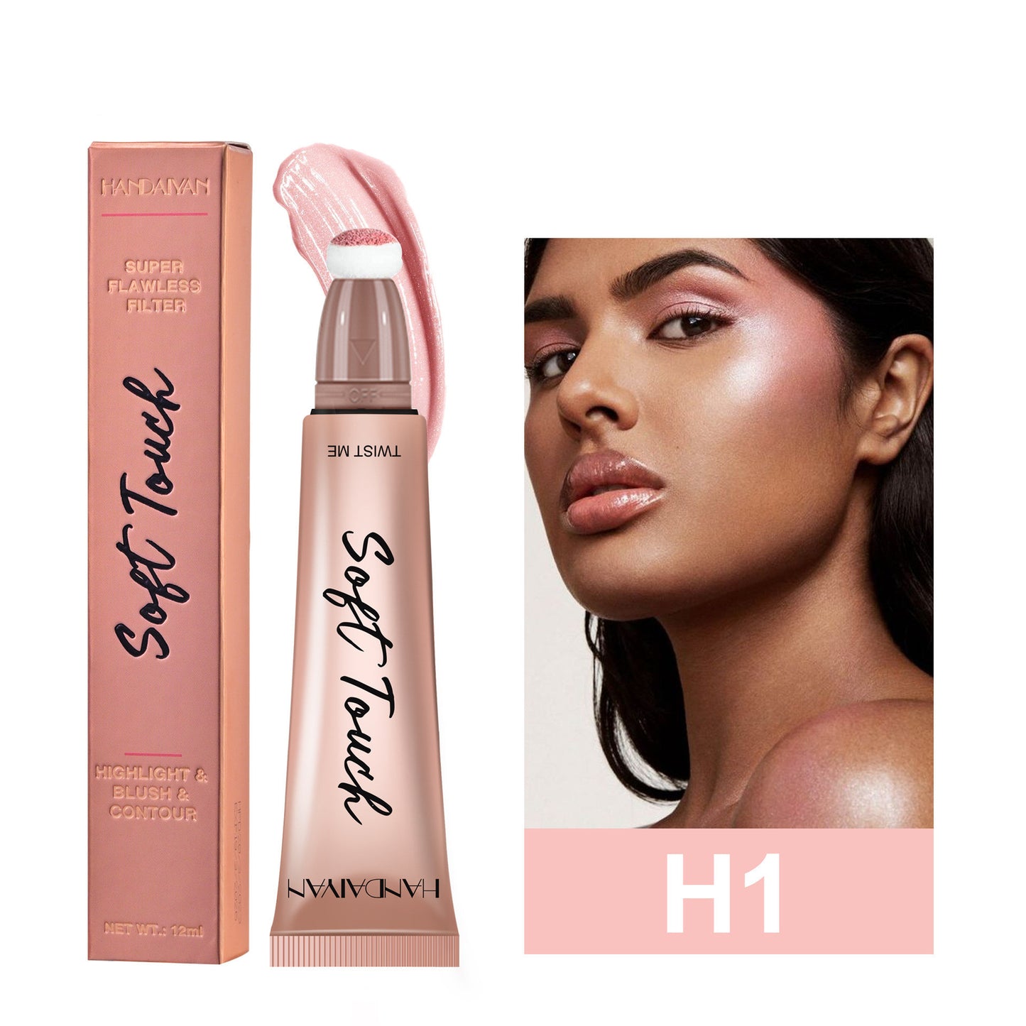 Contour Stick (Highlight / Blush / Nose Shadow) - MERLIÁ