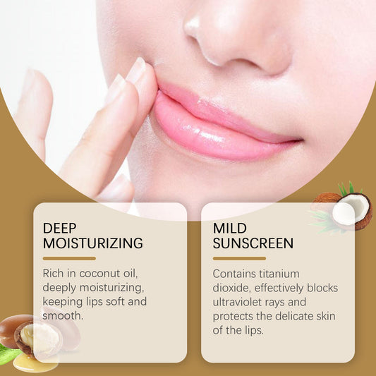 Moisturizing Lip Balm – Coconut Oil & Shea Butter Nourishment 🥥 MERLIÁ