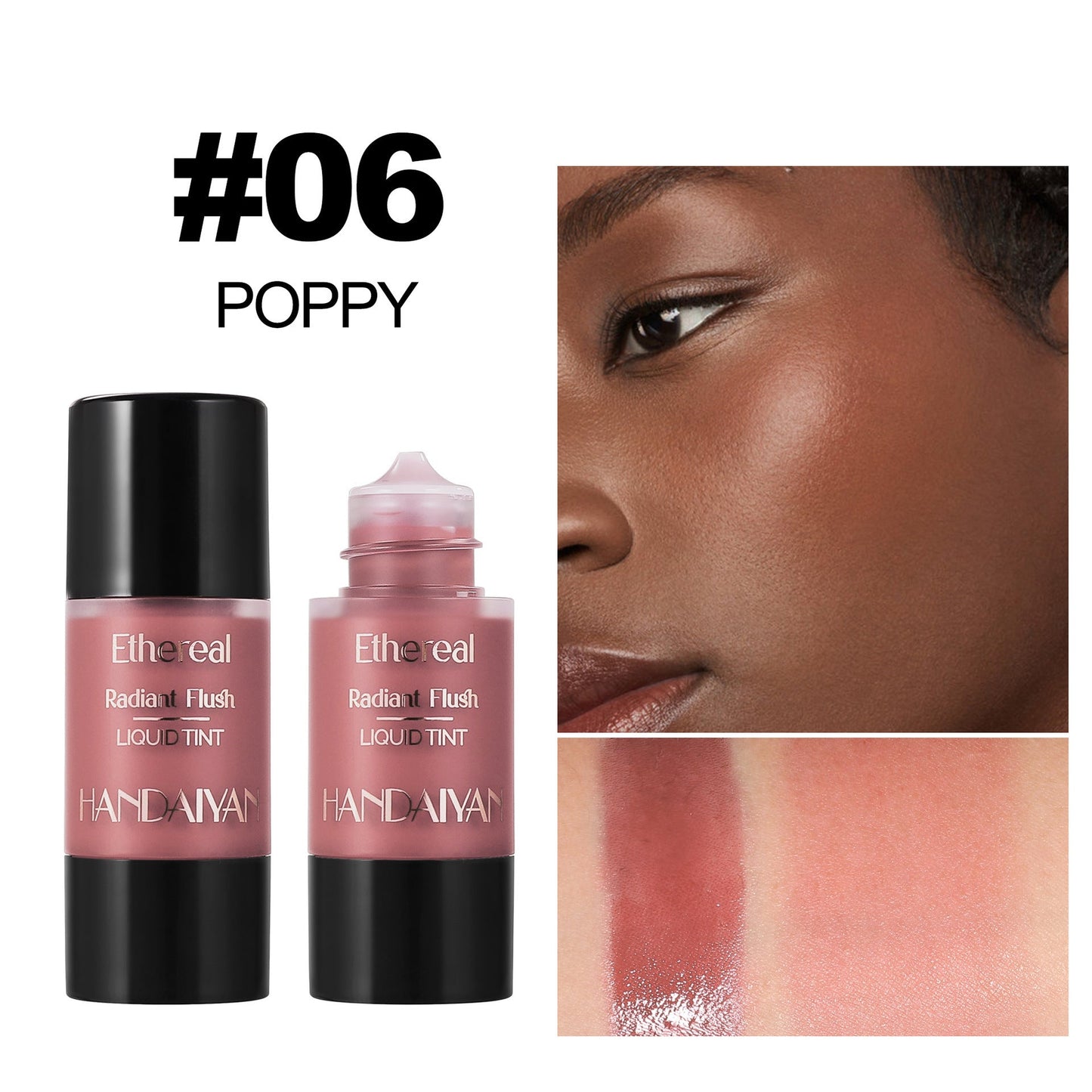 Liquid Blush Press Type 6 Colors Thin And Glittering MERLIÁ