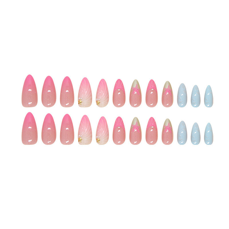 Summer Ocean Style Press-On Nails🐚 MERLIÁ