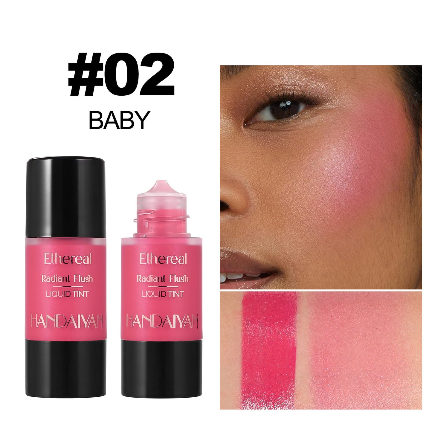 Liquid Blush Press Type 6 Colors Thin And Glittering MERLIÁ