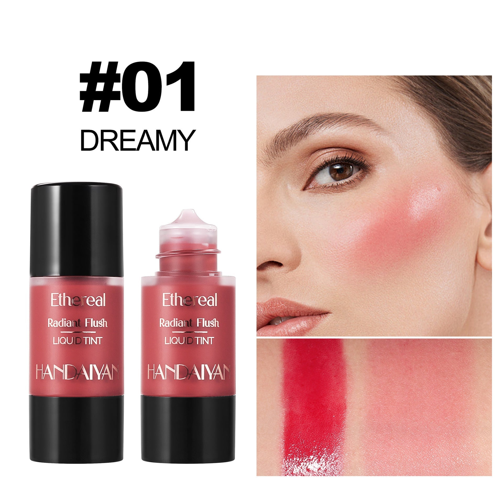Liquid Blush Press Type 6 Colors Thin And Glittering MERLIÁ