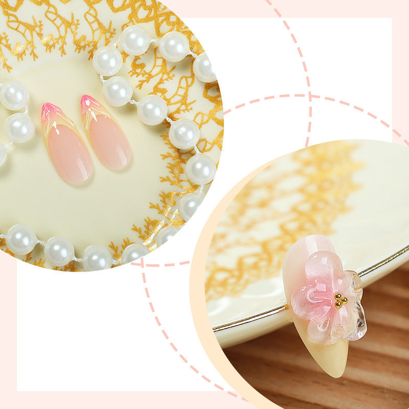 Almond Nail Tips - Beach Vacation Style🌺 MERLIÁ