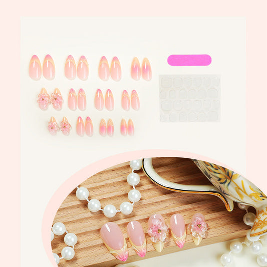 Almond Nail Tips - Beach Vacation Style🌺 MERLIÁ