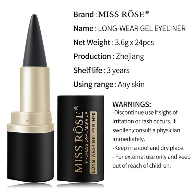 Waterproof Black Eyeliner Pen MERLIÁ