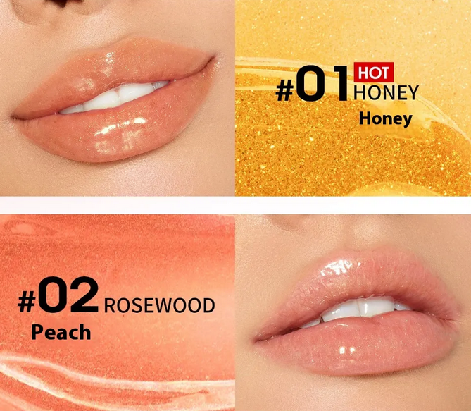Water Glass Transparent Toot Lip Gloss MERLIÁ